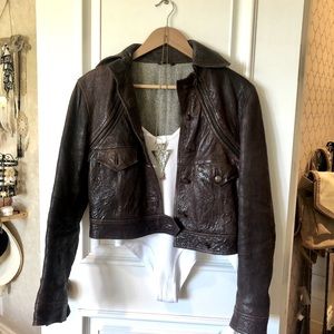 Chorium Firenze Italian Leather Coat